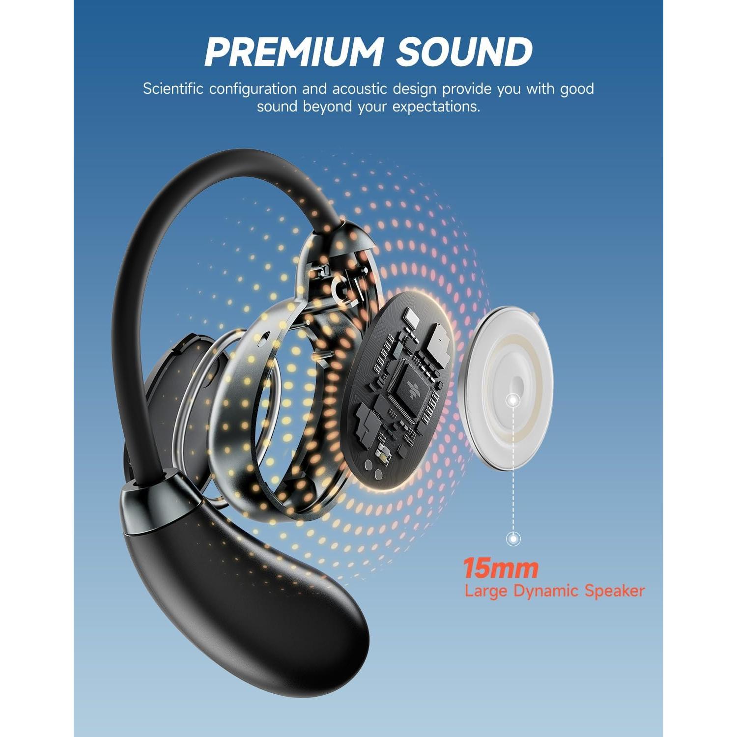 Auriculares Donner Dobuds Open Bluetooth 5.3 IPX4 40h