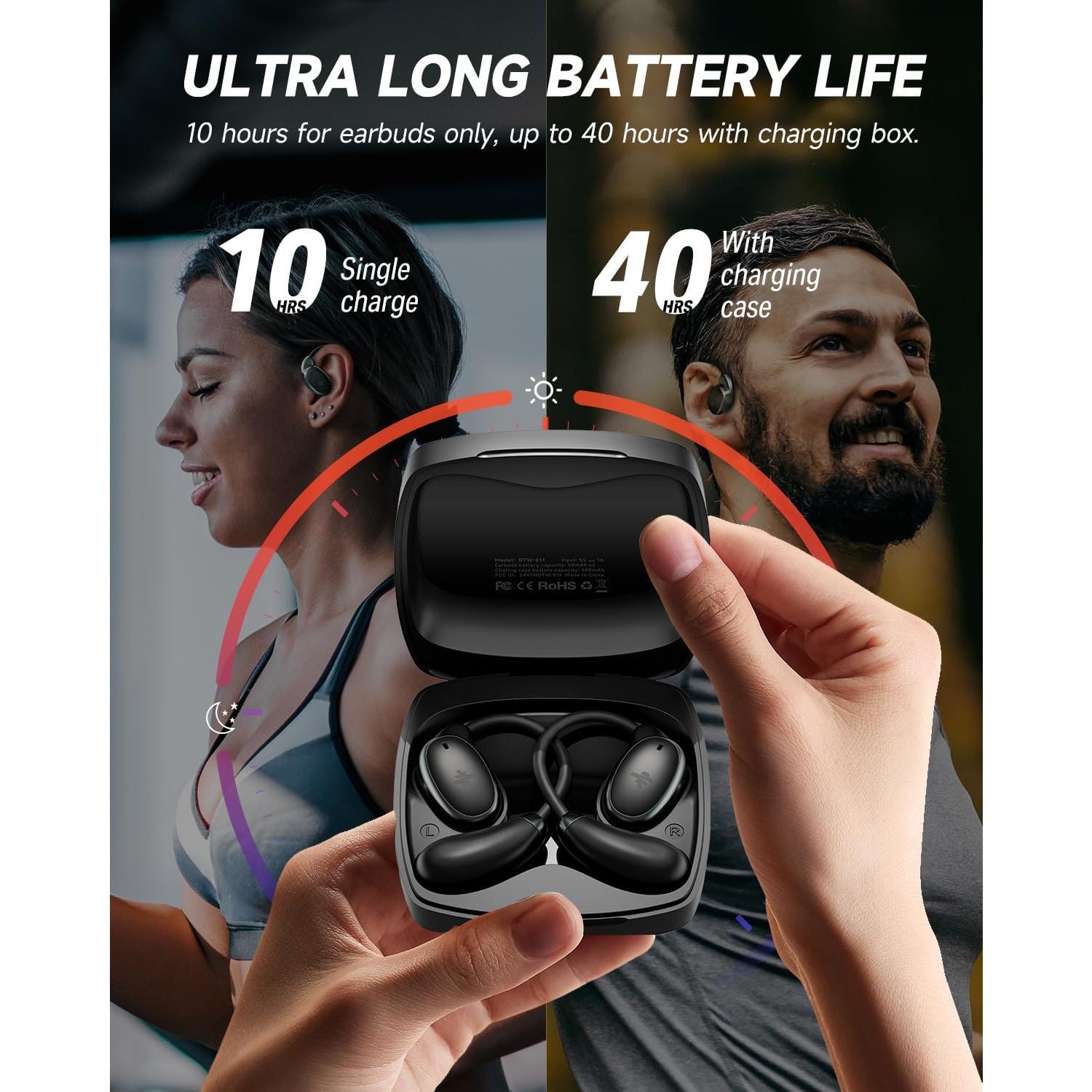 Auriculares Donner Dobuds Open Bluetooth 5.3 IPX4 40h