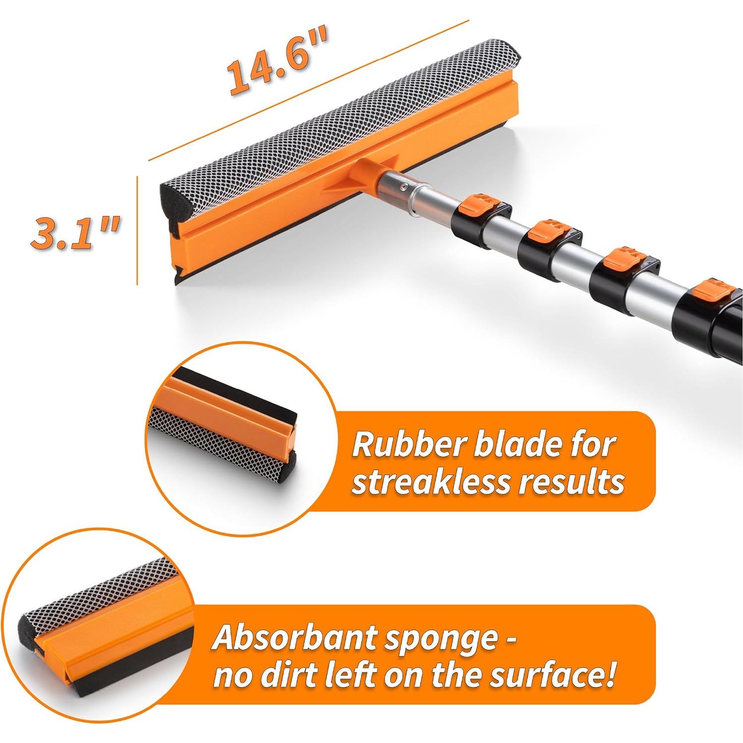 Limpiaparabrisas Telescópico Extend-A-Reach 3.66m 2 en 1