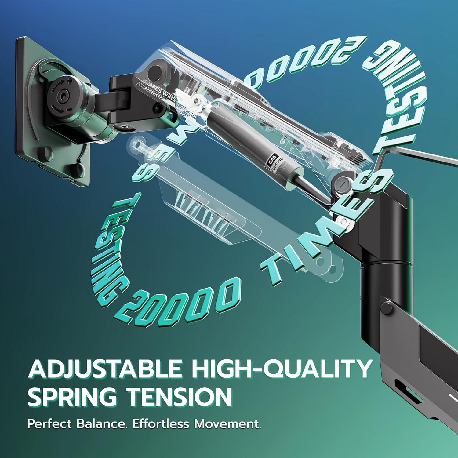 Soporte de Monitor Ultrawide ARES WING GDT1006UCBK 24-57" 30 kg