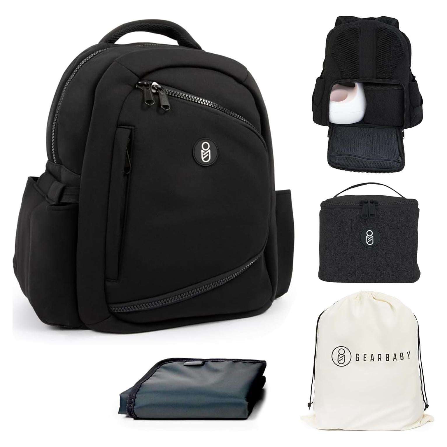 Mochila para extractor de leche Gear Baby con enfriador y cambiador