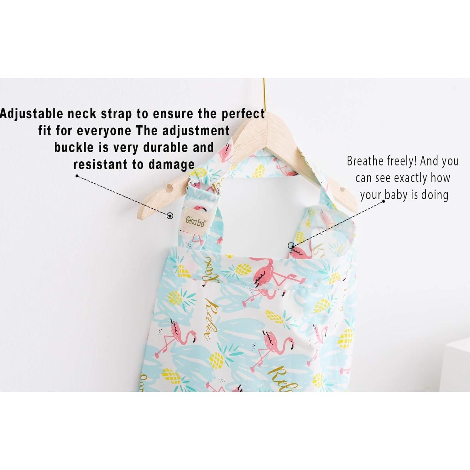 Cubierta de Lactancia Gina Era 100% Algodón Verde 91x70 cm