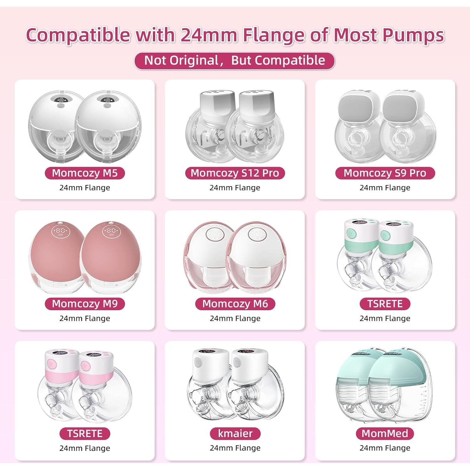 Insertos de Brida 13mm GOCROWEEN para Extractores de Leche