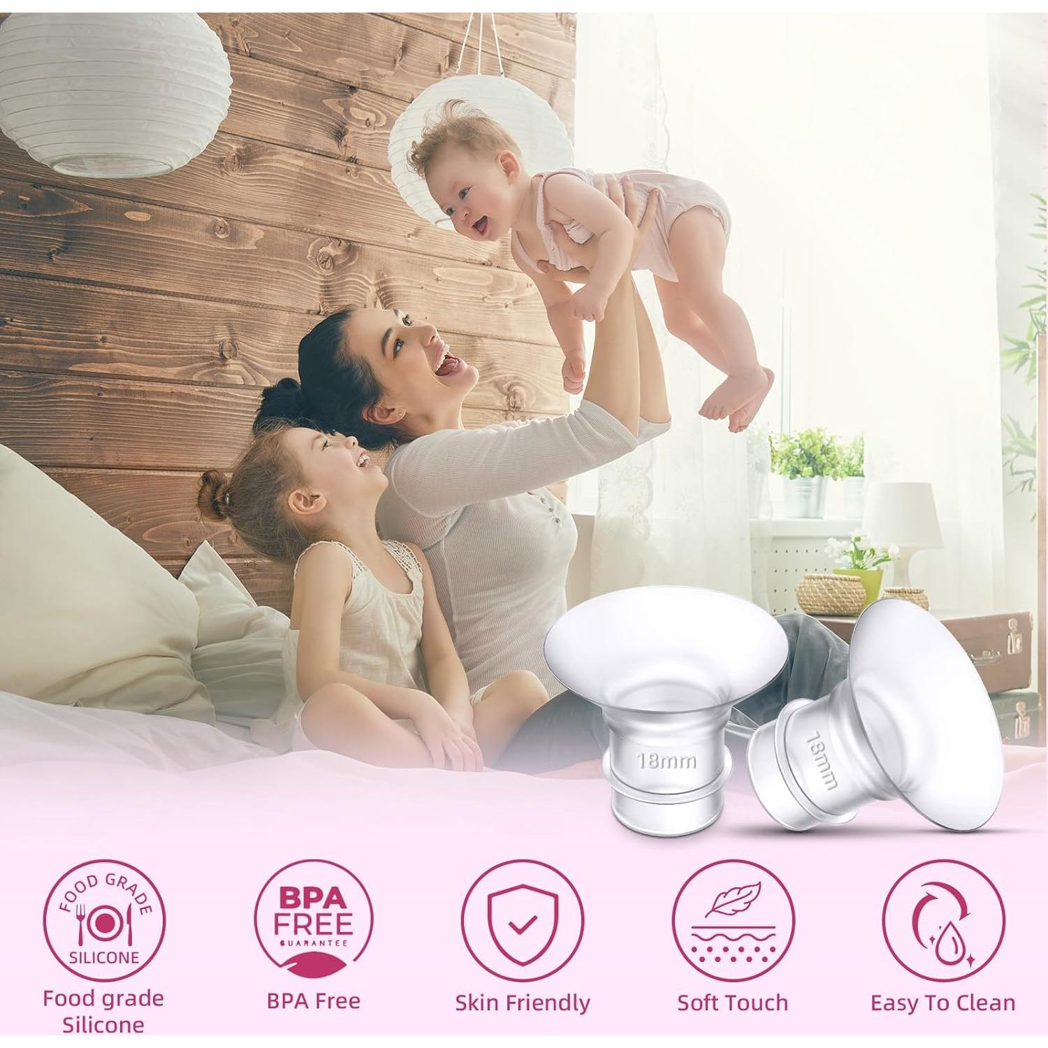 Insertos de Brida 13mm GOCROWEEN para Extractores de Leche