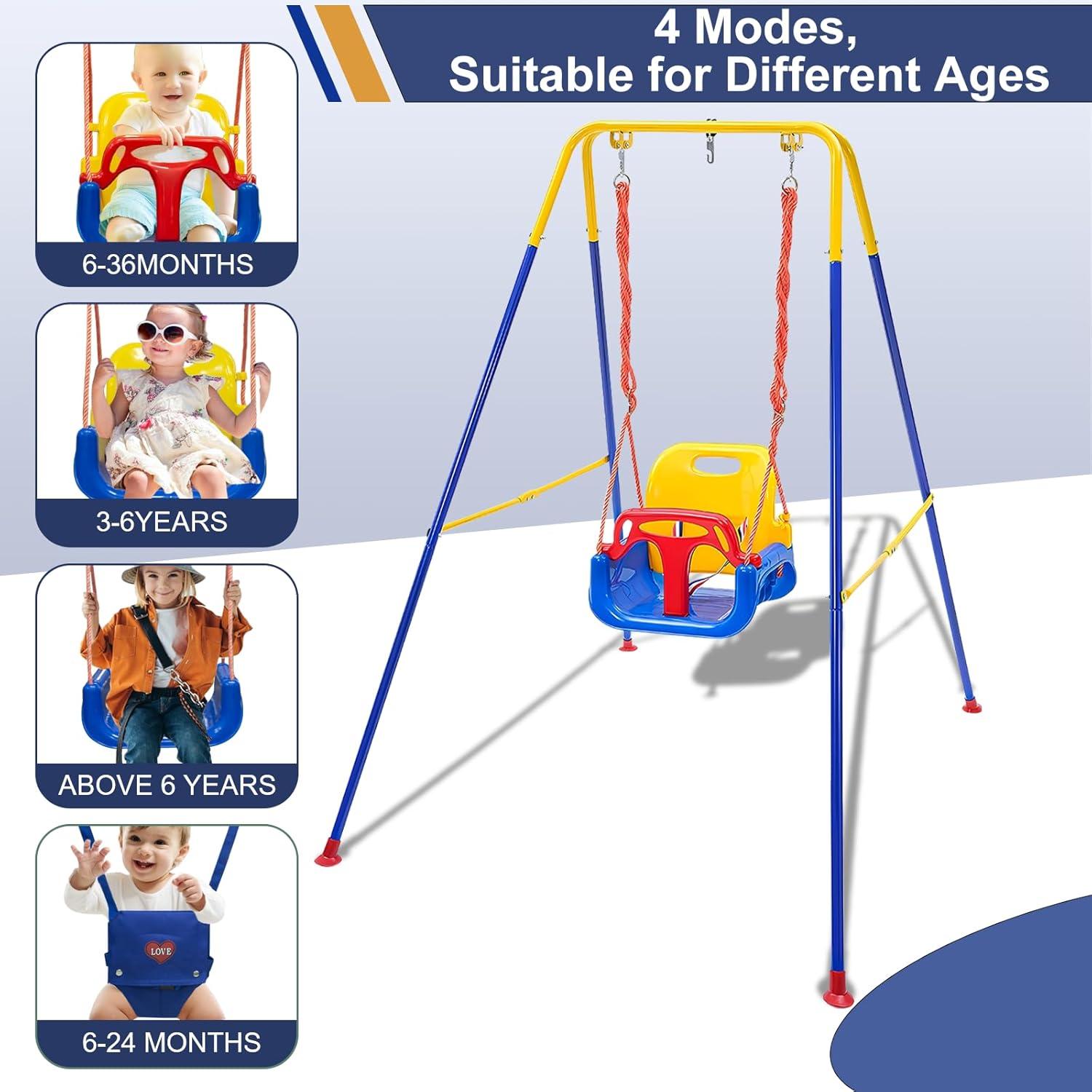 Columpio 3 en 1 Luxdsgn para Bebés 6 meses a 10 años