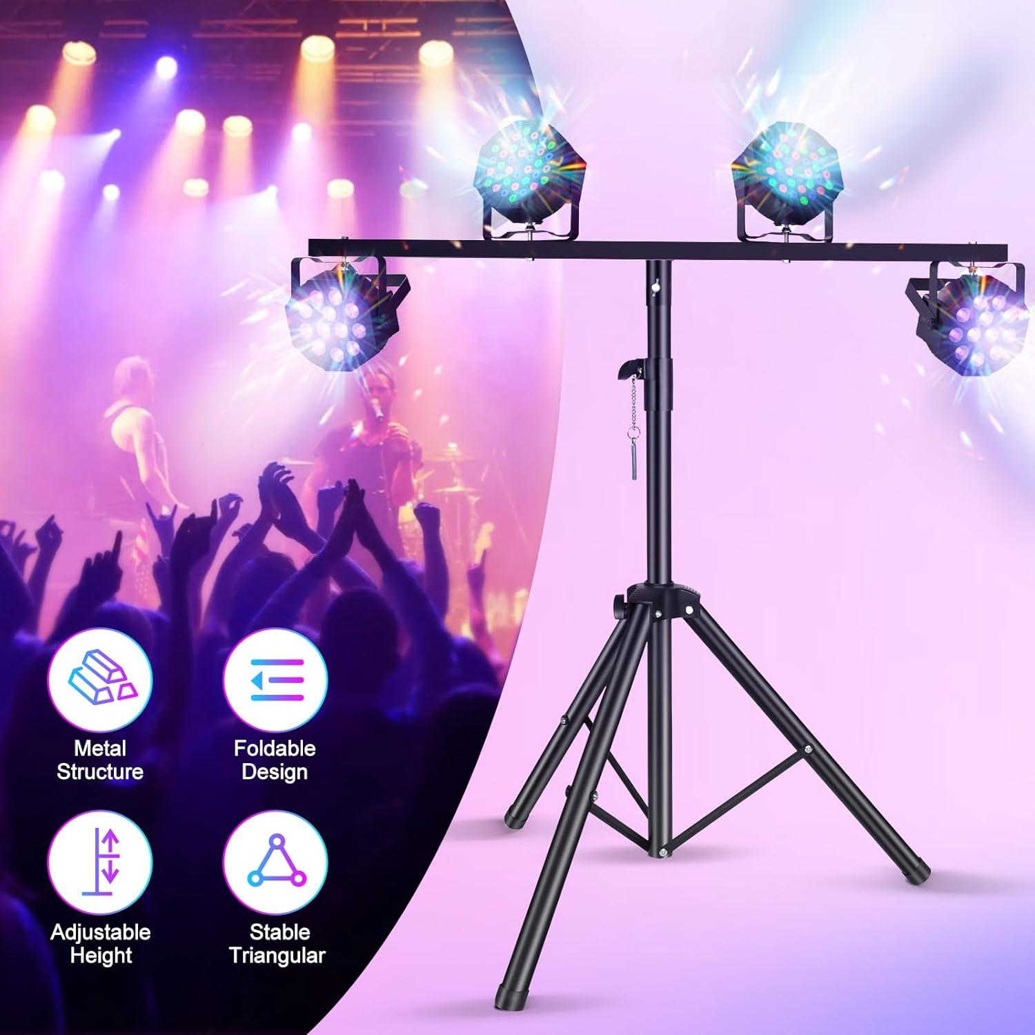 Soporte de Luz U`King Tripode Ajustable 99-178 cm para DJ