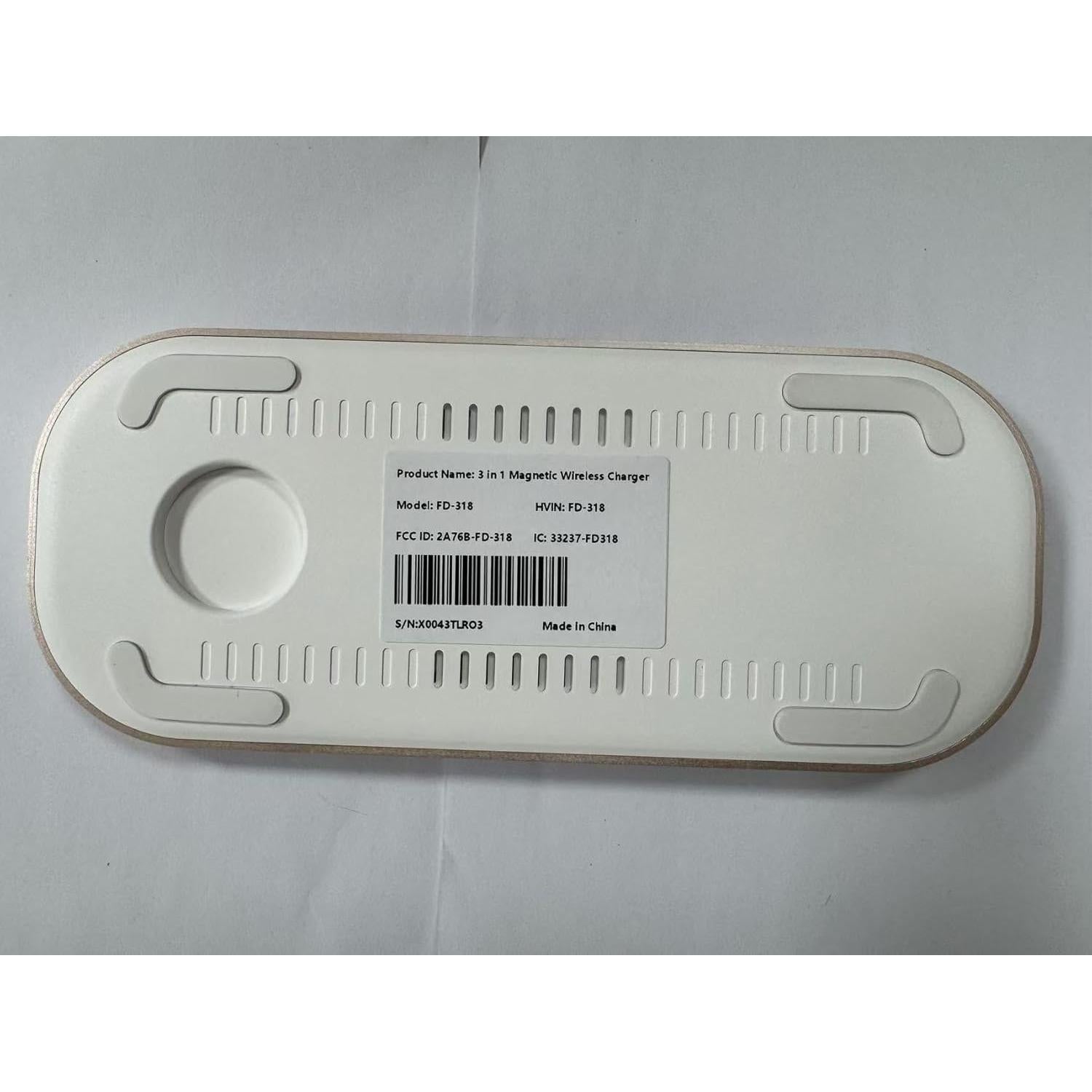 Cargador Inalámbrico 3 en 1 TEGISPAK para iPhone y Apple Watch