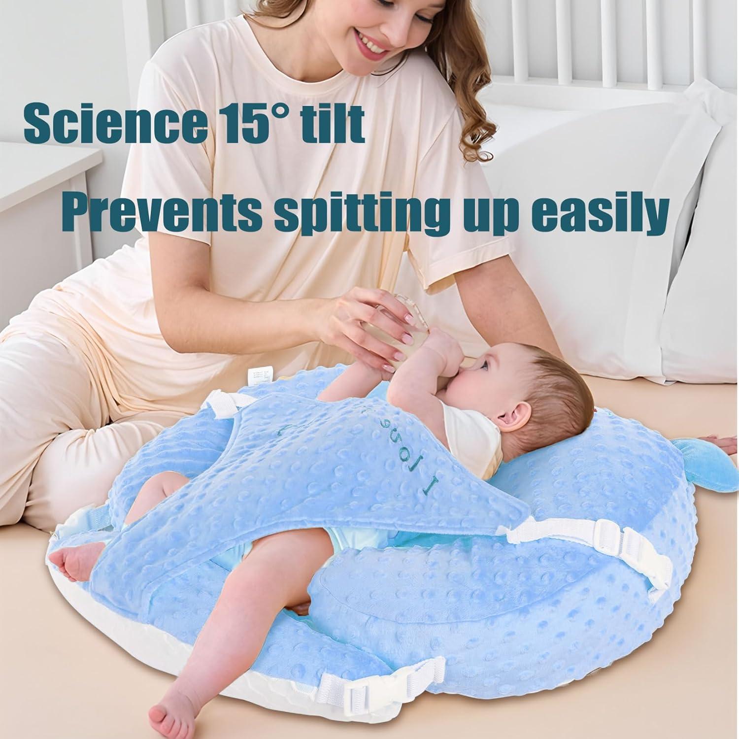 Almohada de Lactancia ZIXNEXKOO Grande Gato Azul 1.27 kg