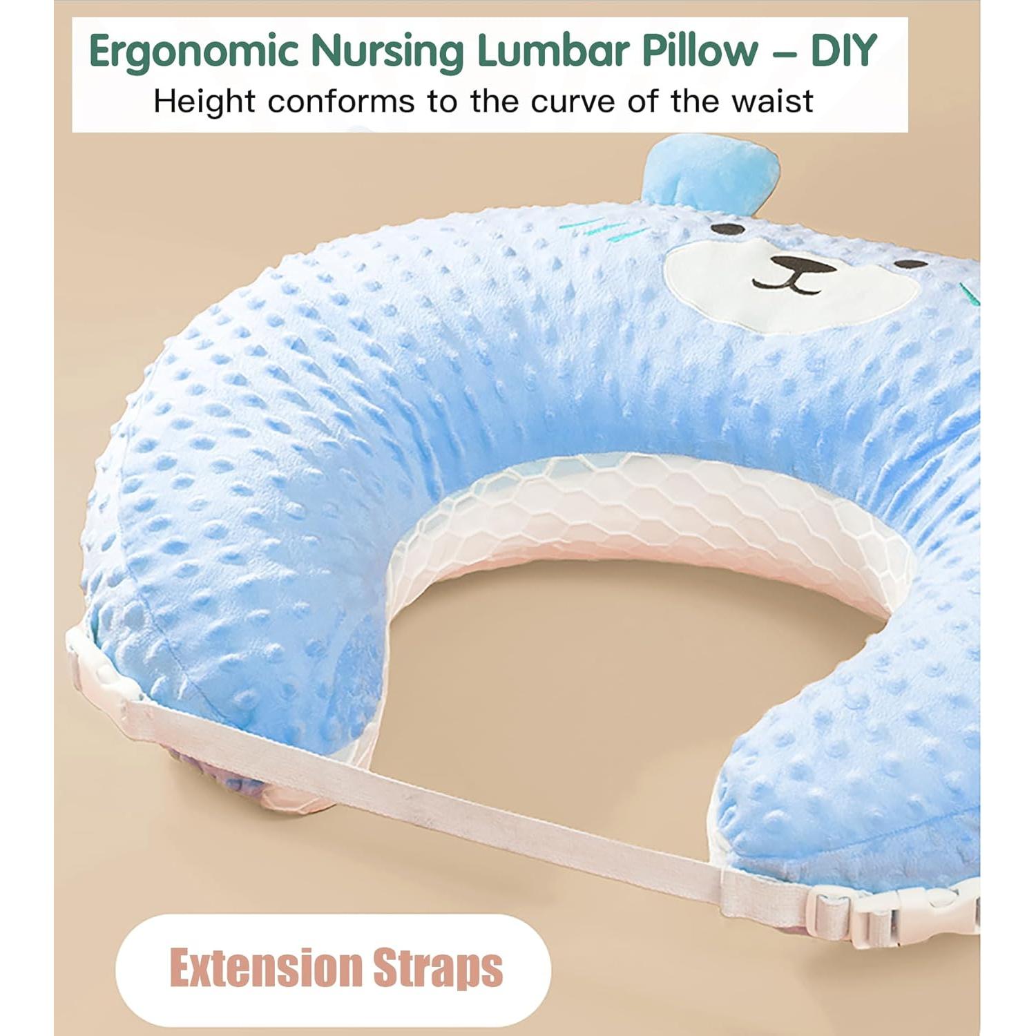 Almohada de Lactancia ZIXNEXKOO Grande Gato Azul 1.27 kg