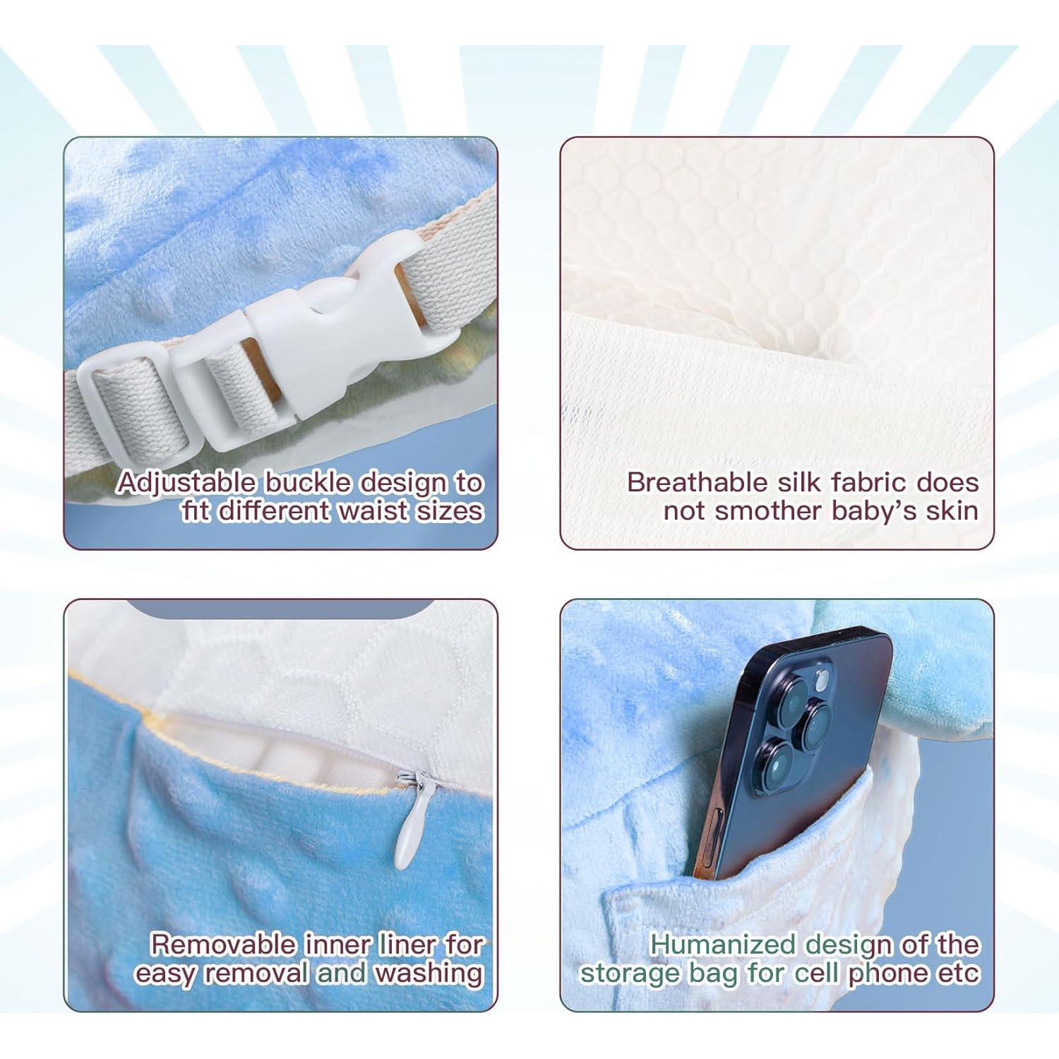 Almohada de Lactancia ZIXNEXKOO Grande Gato Azul 1.27 kg