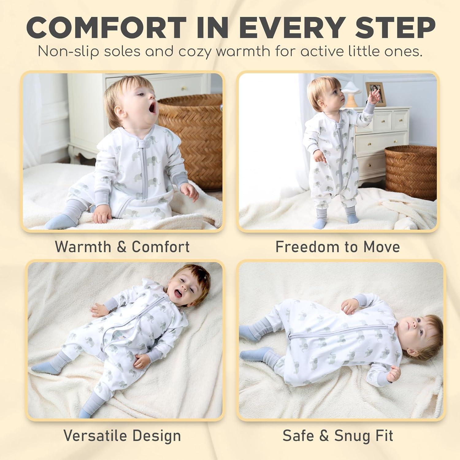 Saco de dormir Mama Cheetah 0.5 TOG para bebés 6-18 meses