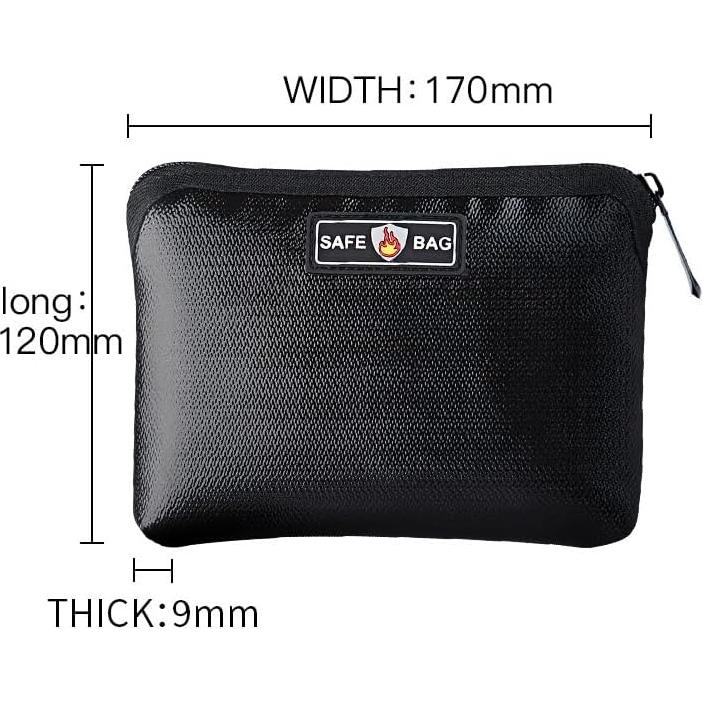 Bolsa a Prueba de Fuego DOITOOL 17x12cm para Efectivo