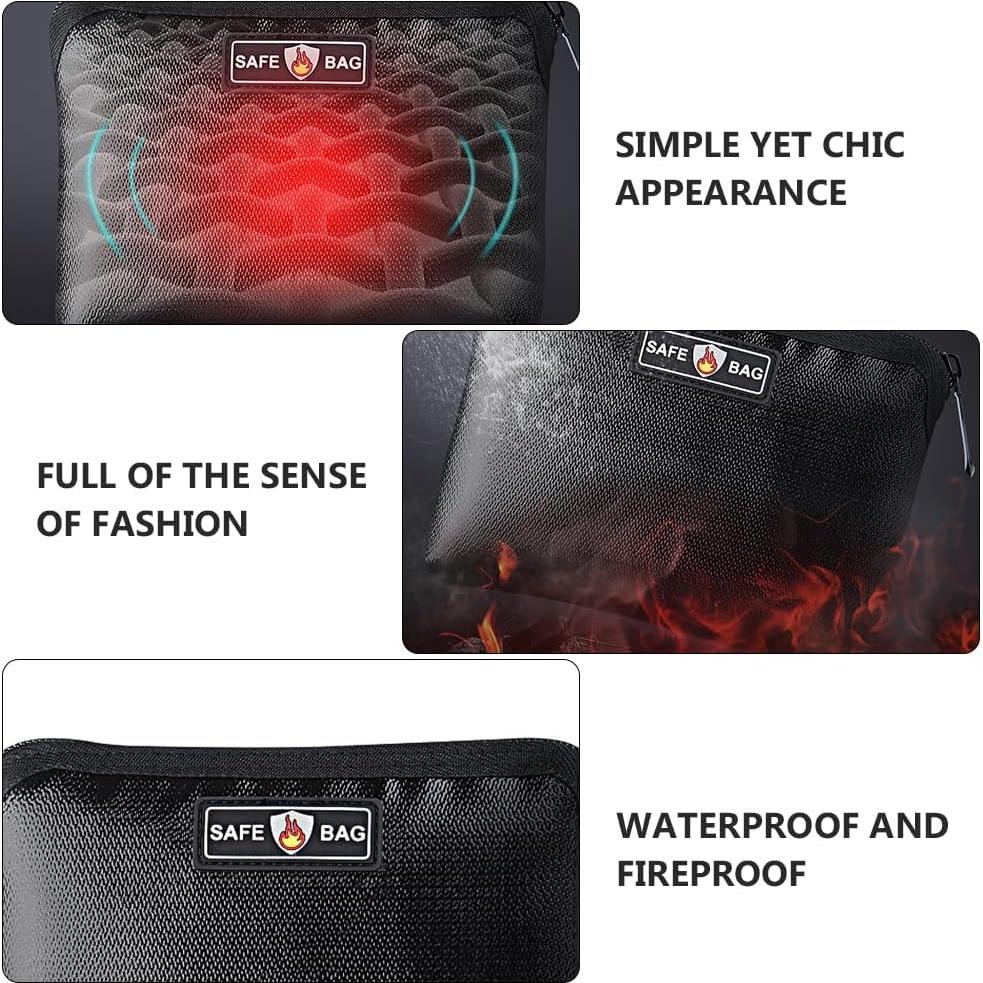 Bolsa a Prueba de Fuego DOITOOL 17x12cm para Efectivo