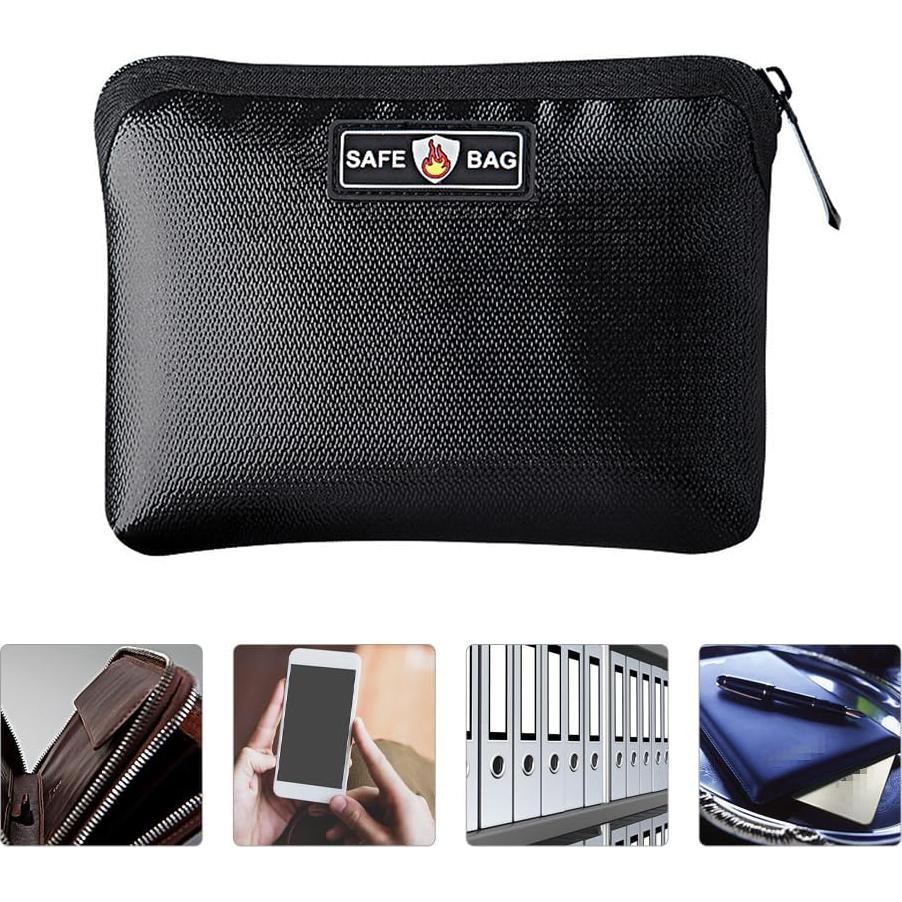 Bolsa a Prueba de Fuego DOITOOL 17x12cm para Efectivo