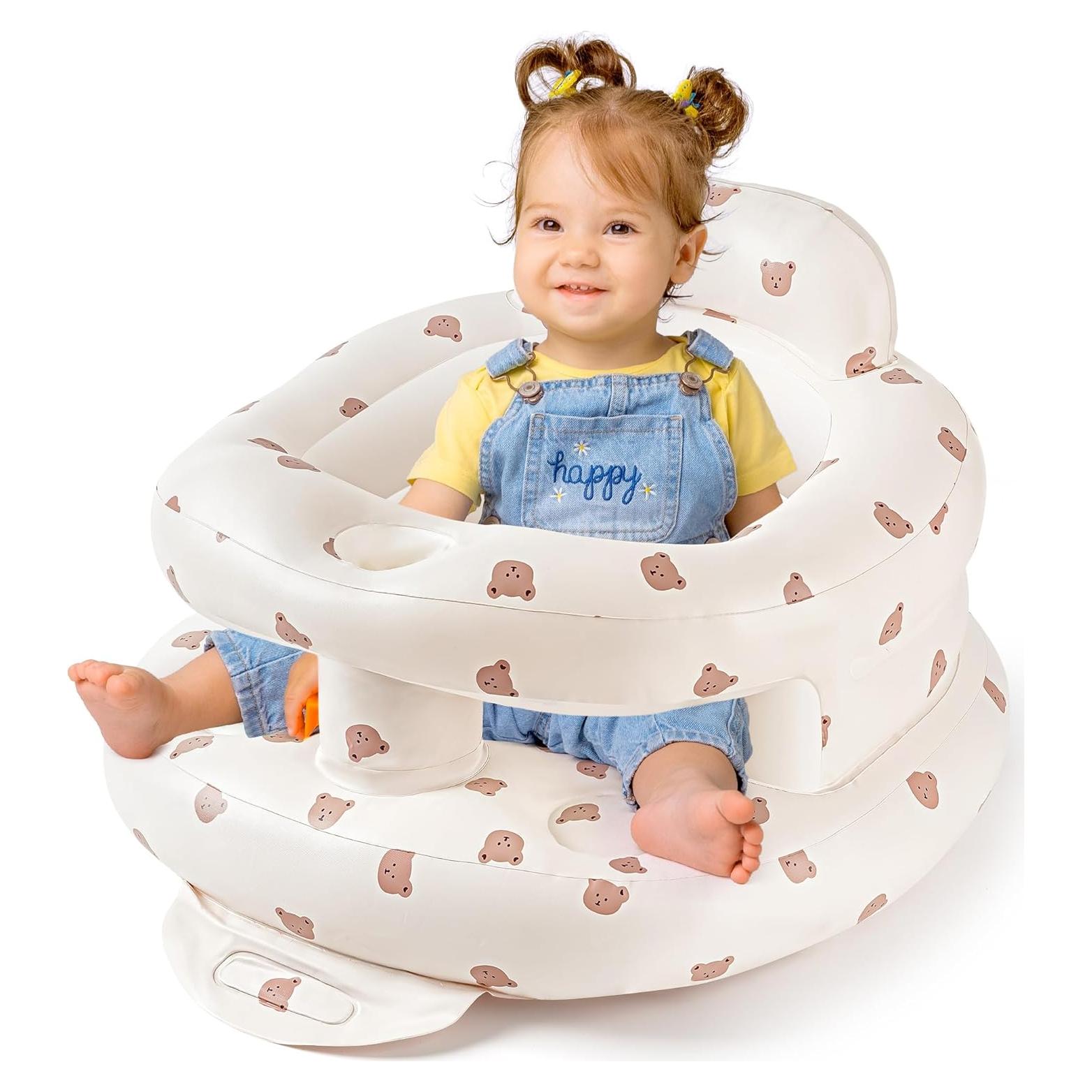 Asiento Inflable para Bebés Upseat Oso Grande - 0.5 kg