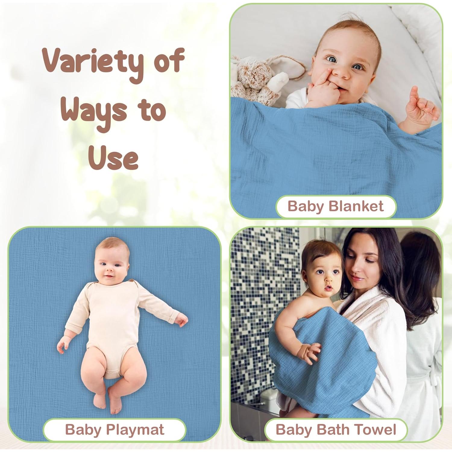 Toallas de Baño con Capucha Infancie - 2 Piezas Algodón Orgánico 81x81 cm