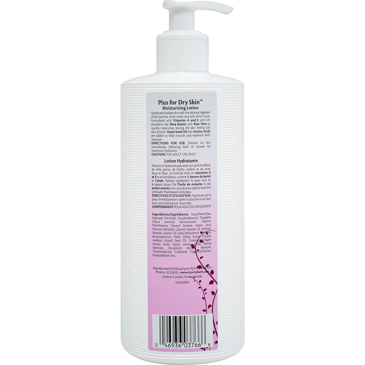 Vitabath Plus Loción Corporal Hidratante 567 g Piel Seca