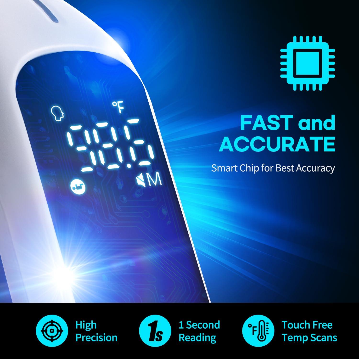 Termómetro Infrarrojo Sin Contacto HubiBaby FC-IR207 LED