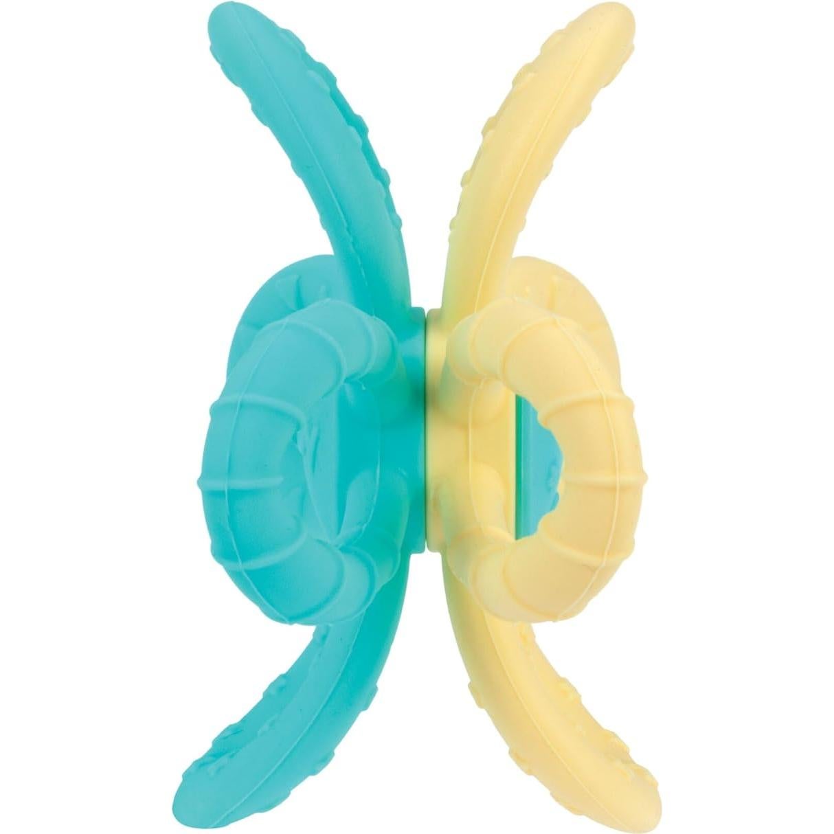 Mordedor Nuby Fun Loops Silicona Suave Flor 3+ Meses