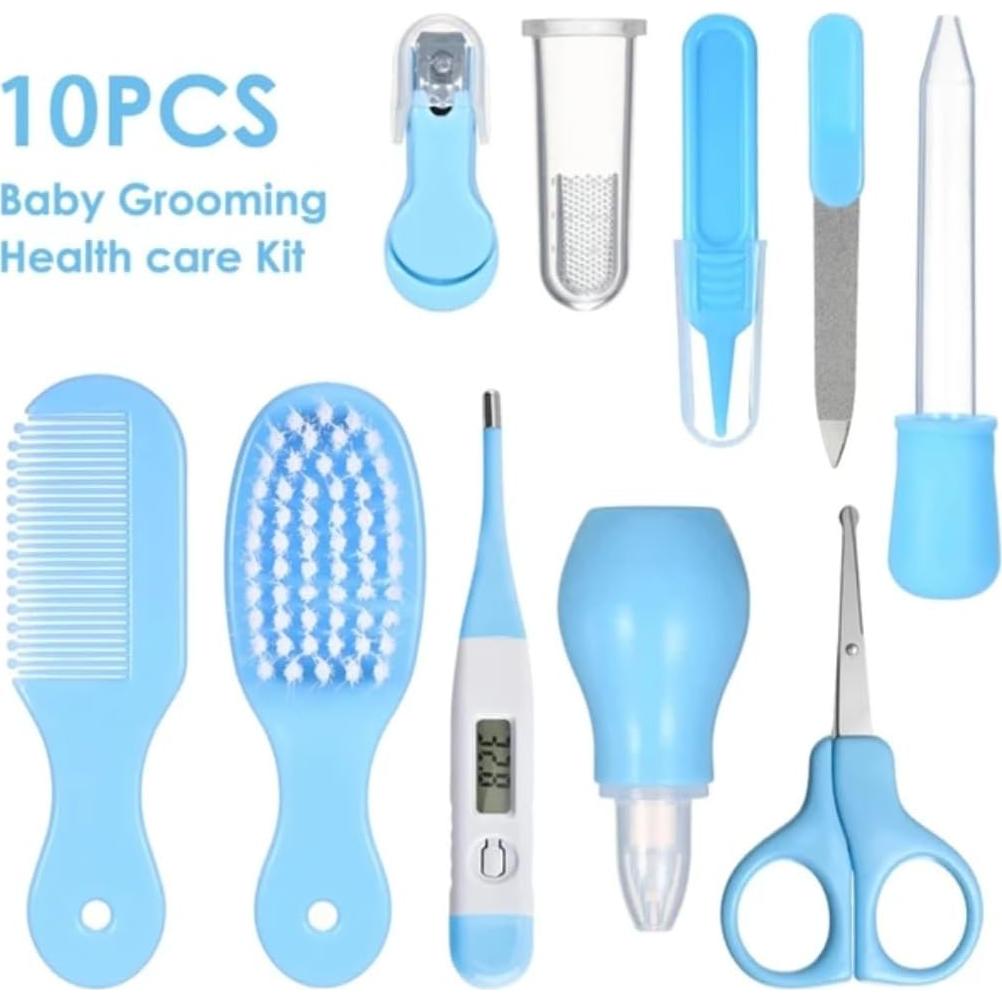 Kit de Cuidado del Bebé 10 Piezas DONGGUAN Azul