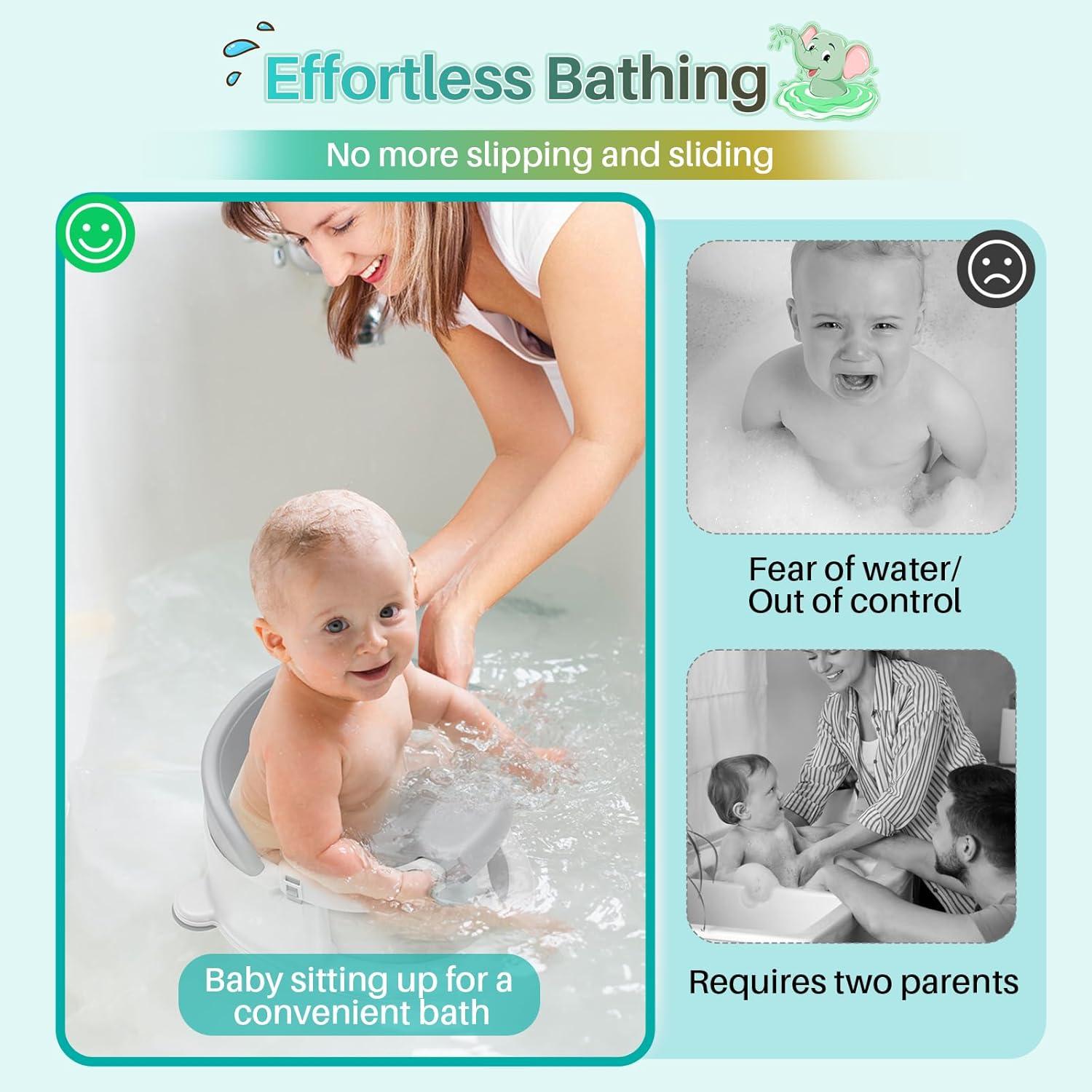 Asiento de Baño Inaya para Bebés 6-24 Meses Antideslizante