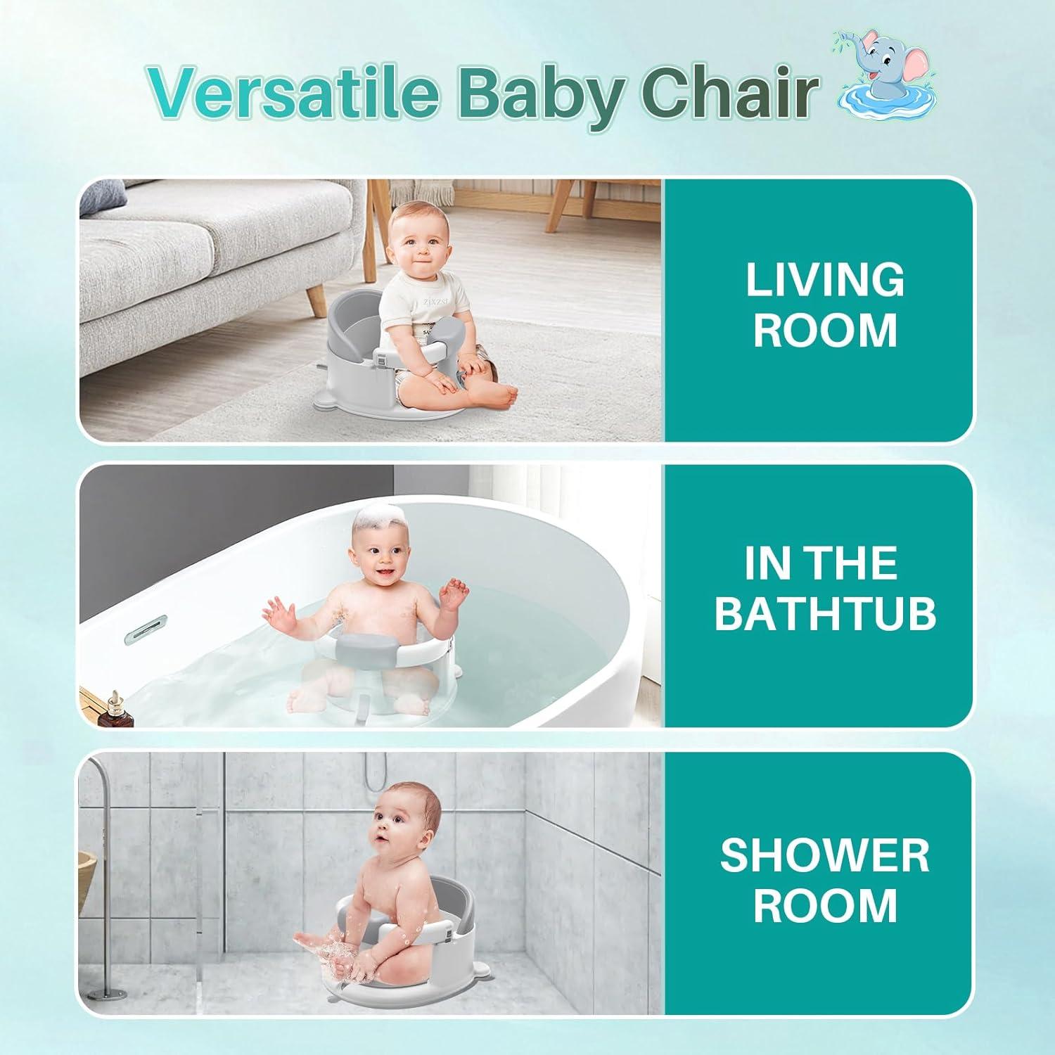 Asiento de Baño Inaya para Bebés 6-24 Meses Antideslizante
