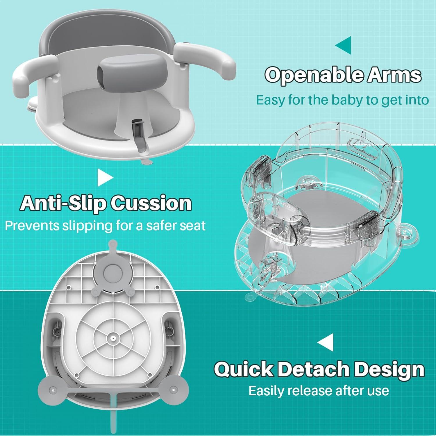 Asiento de Baño Inaya para Bebés 6-24 Meses Antideslizante