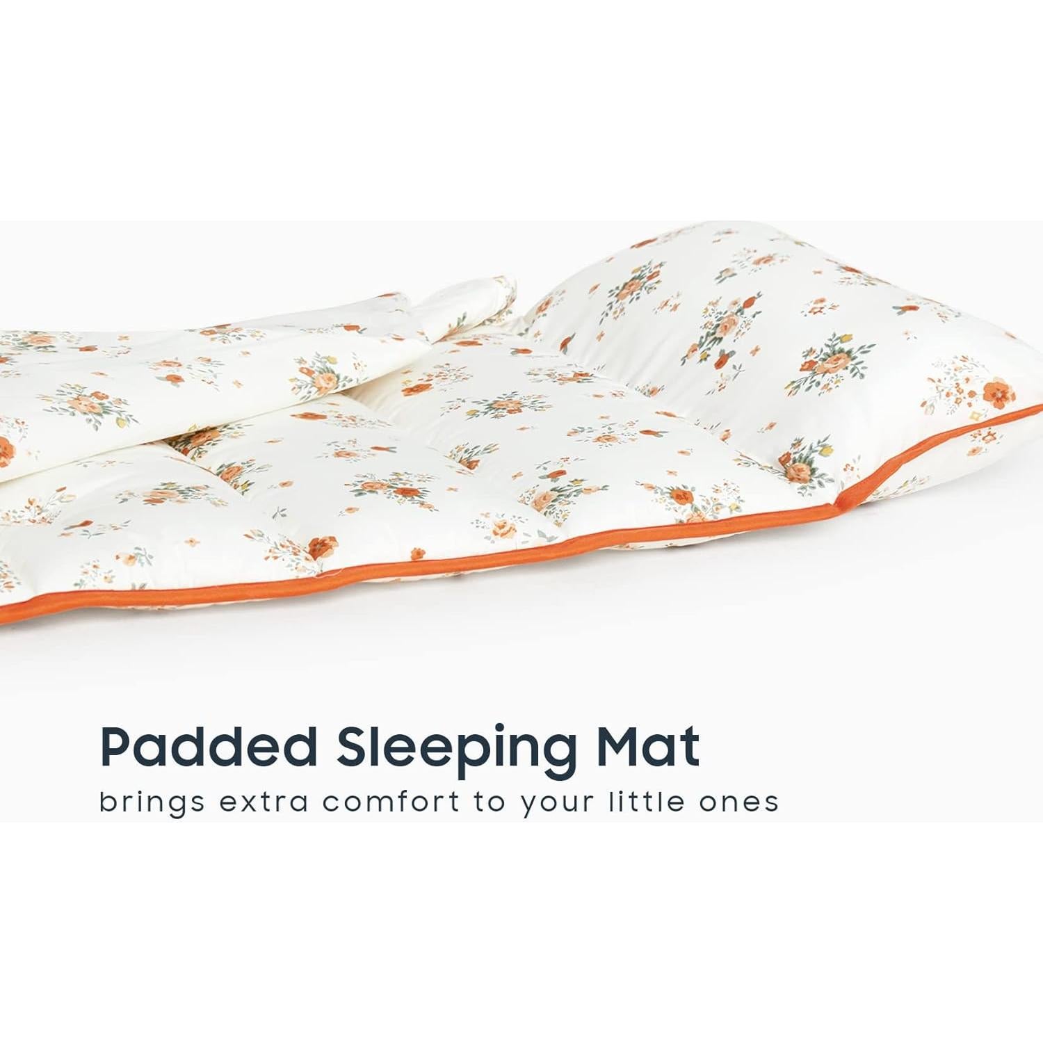 Esteras para Siesta Wake In Cloud 100% Algodón Floral Beige Naranja