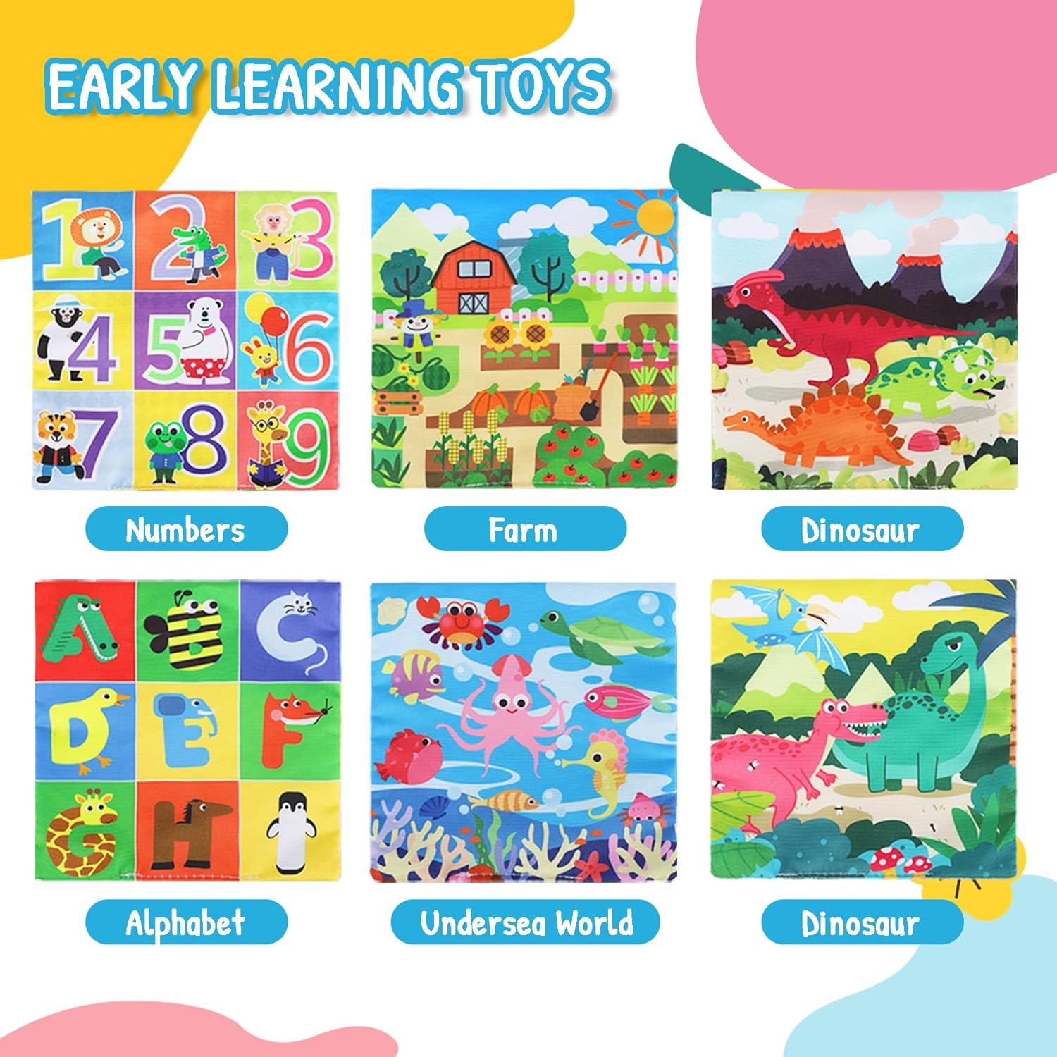 Caja de Tejidos Montessori URMYWO para Bebés 0-1 Año