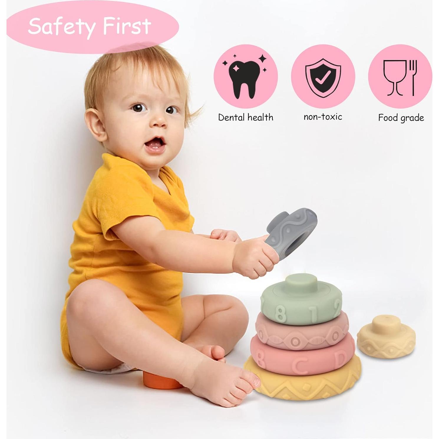 Set de Juguetes Montessori 21 Piezas YU QIANG para Bebés 6+ Meses