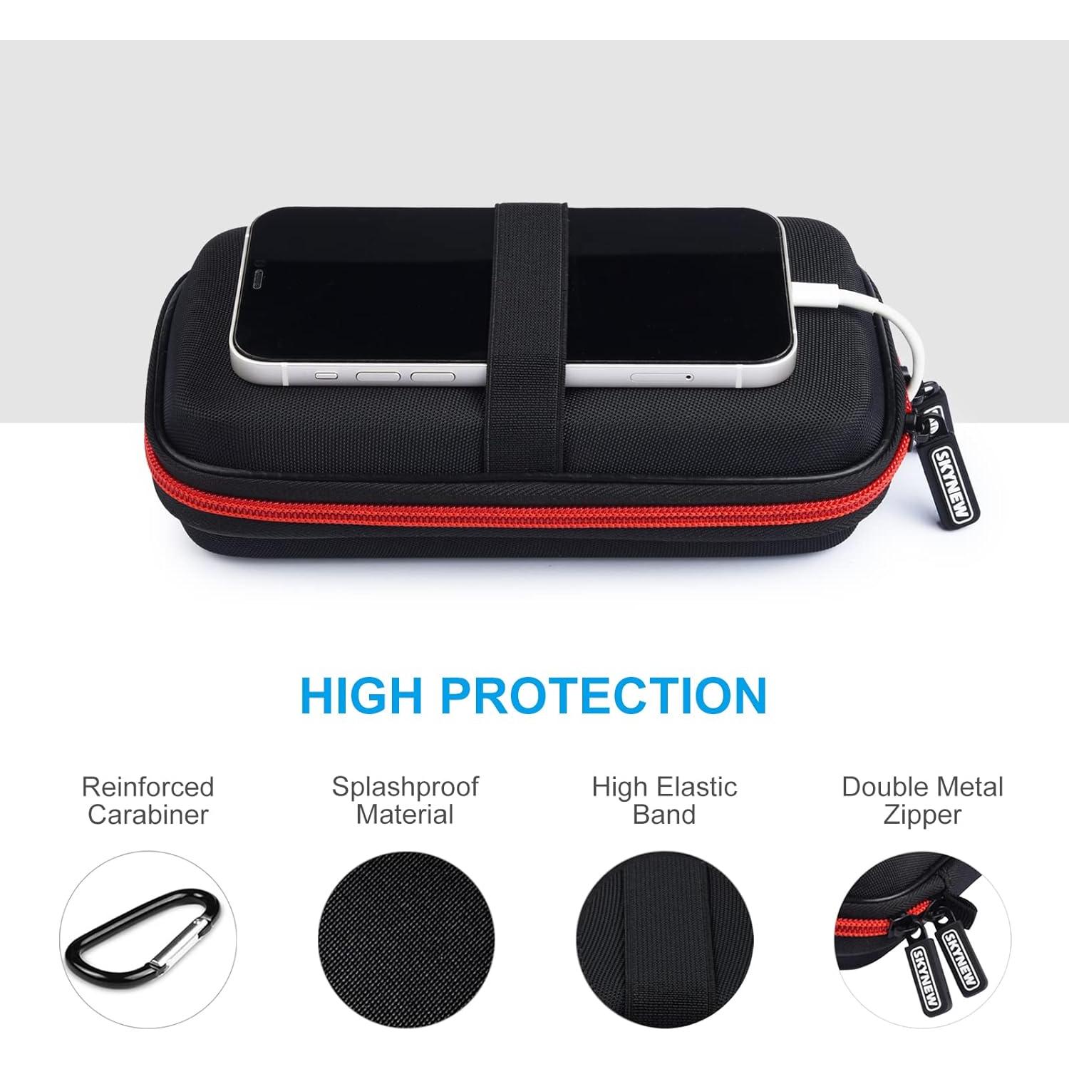 Funda de viaje dura Ekrist para cargador portátil 18.8x9.9cm