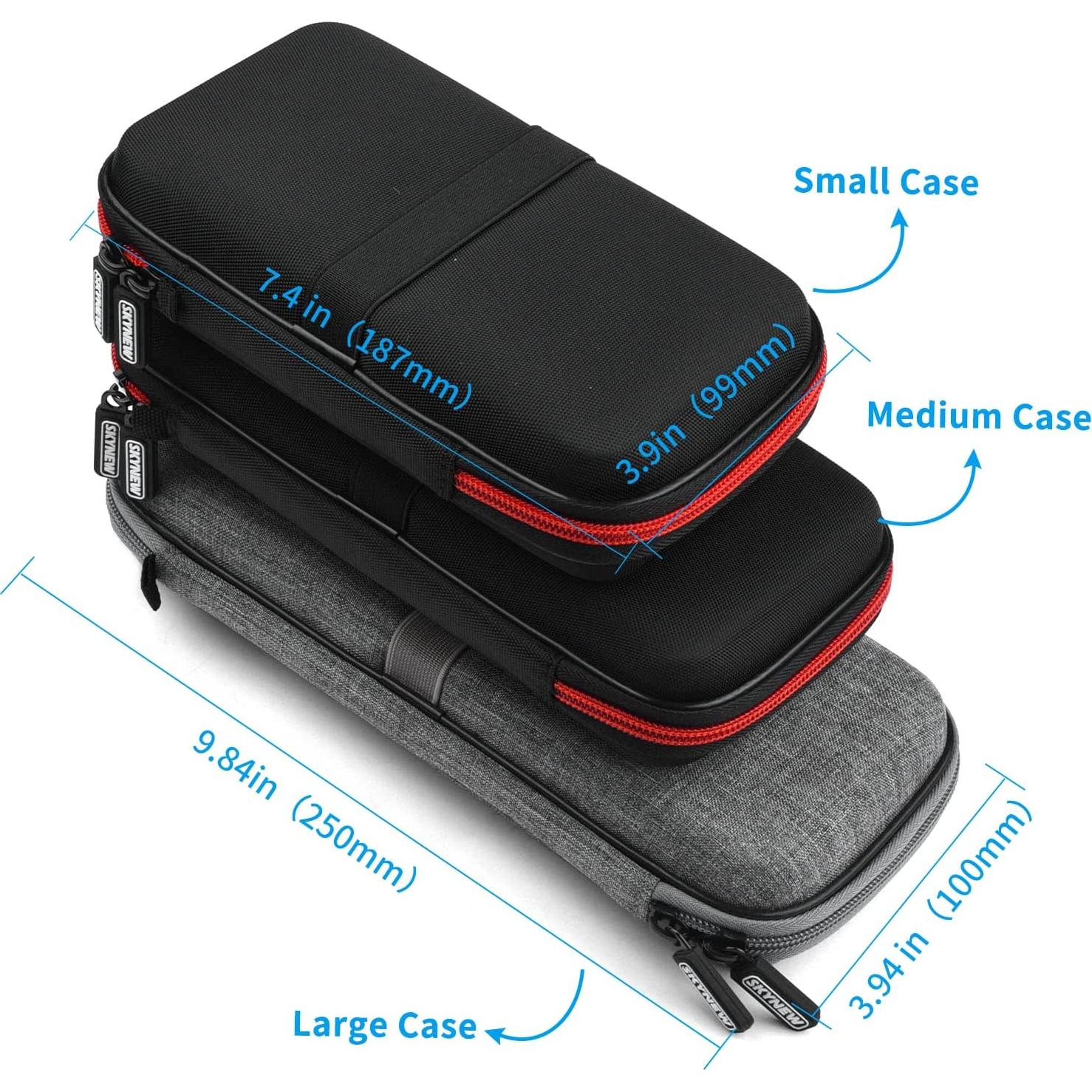 Funda de viaje dura Ekrist para cargador portátil 18.8x9.9cm