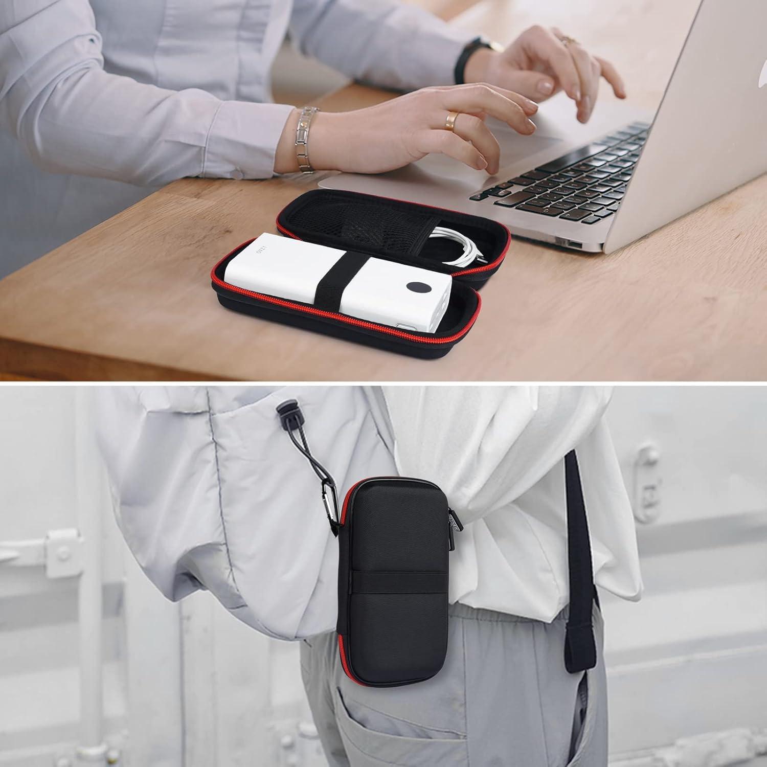 Funda de viaje dura Ekrist para cargador portátil 18.8x9.9cm