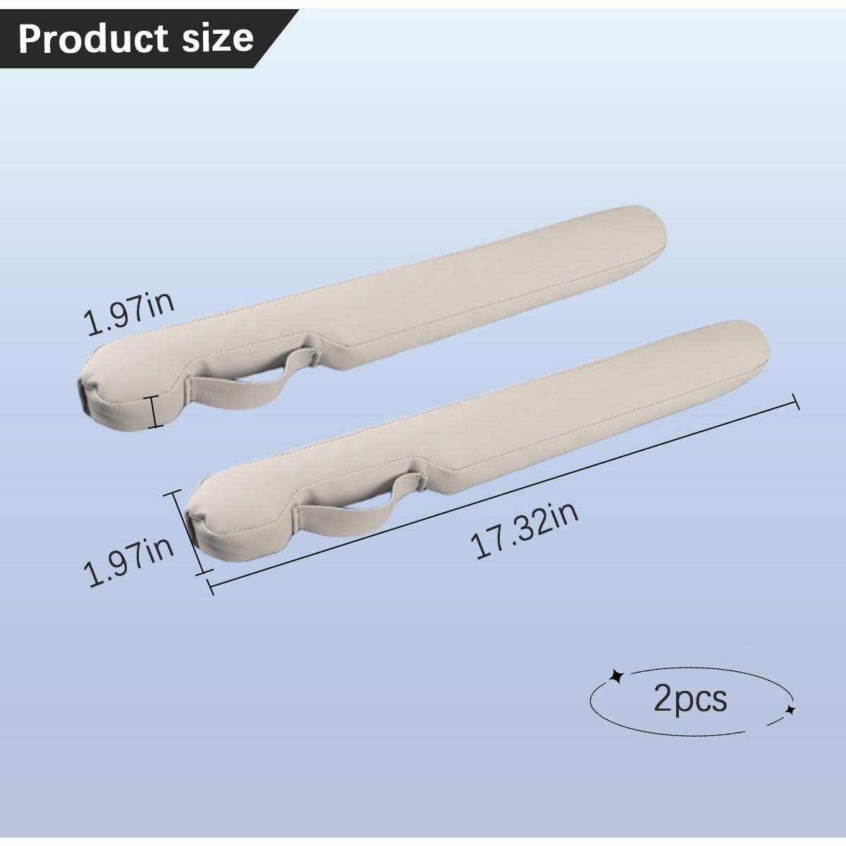 Relleno Espacio Asientos Coche Zpana 2PCS Beige 43.94cm