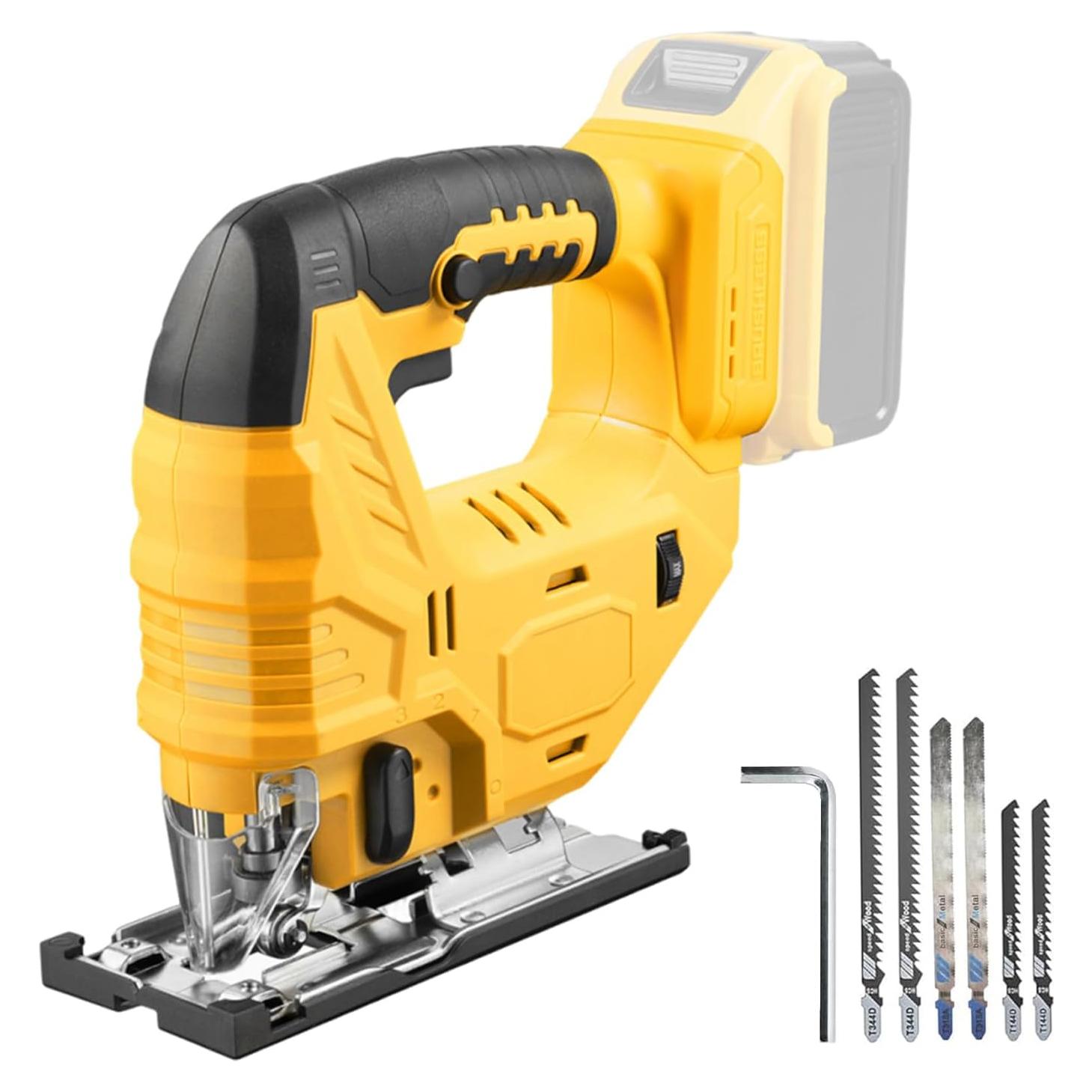 Sierra de calar inalámbrica OXVIT 20V sin escobillas 6 hojas