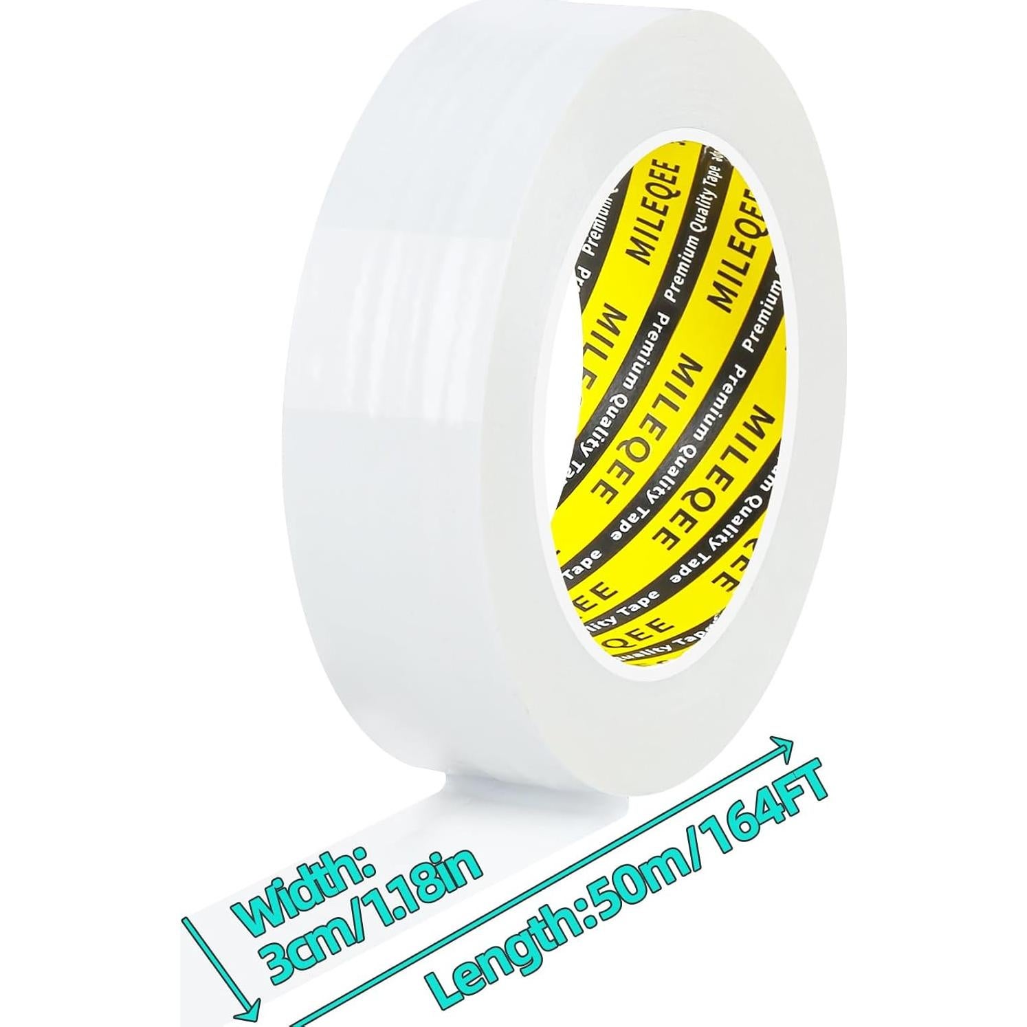 Cinta de Sellado MILEQEE Blanca 3cm x 50m Impermeable