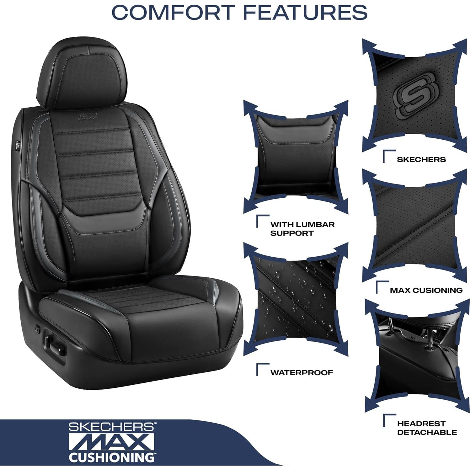 Funda de Asiento Completo Skechers Max Cushioning Negro