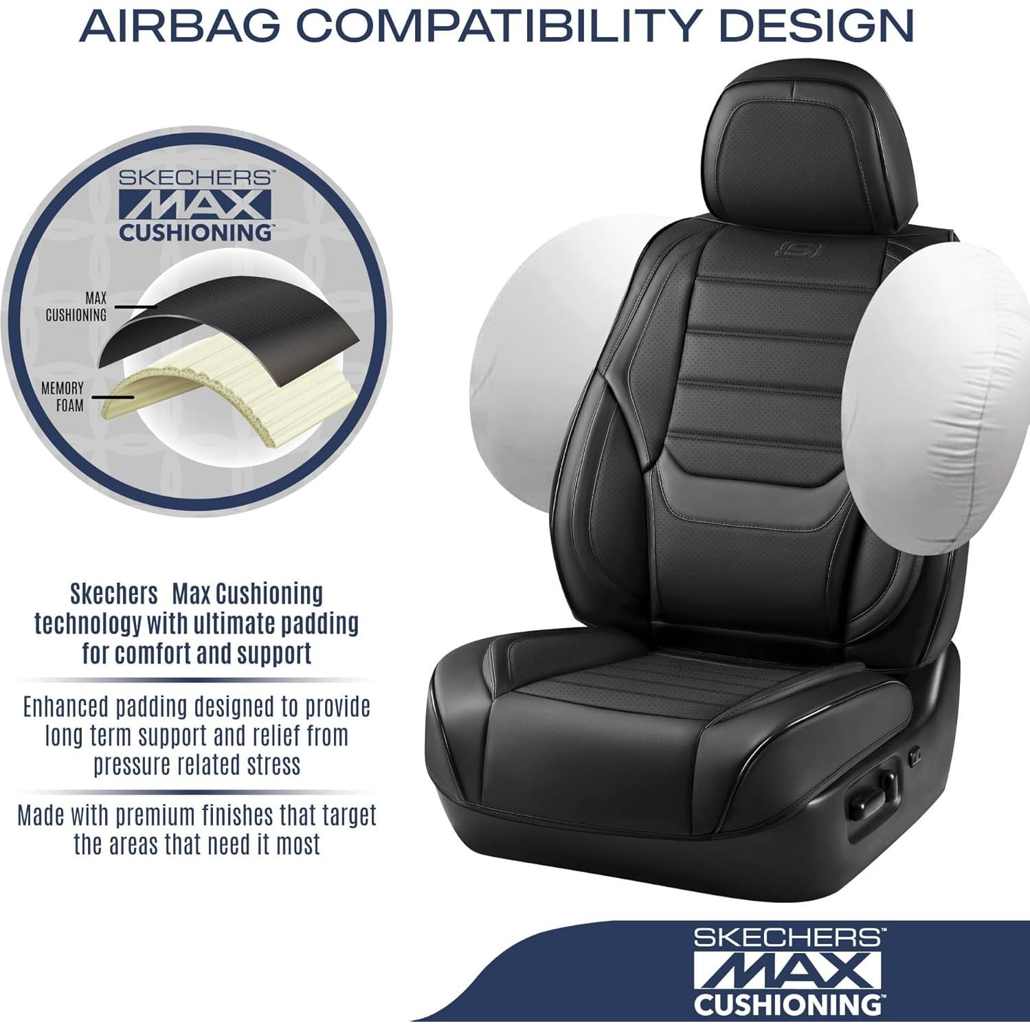 Funda de Asiento Completo Skechers Max Cushioning Negro