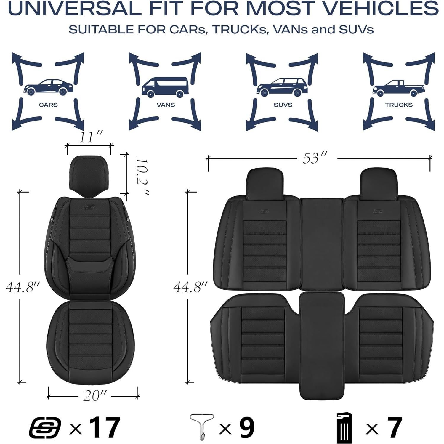 Funda de Asiento Completo Skechers Max Cushioning Negro