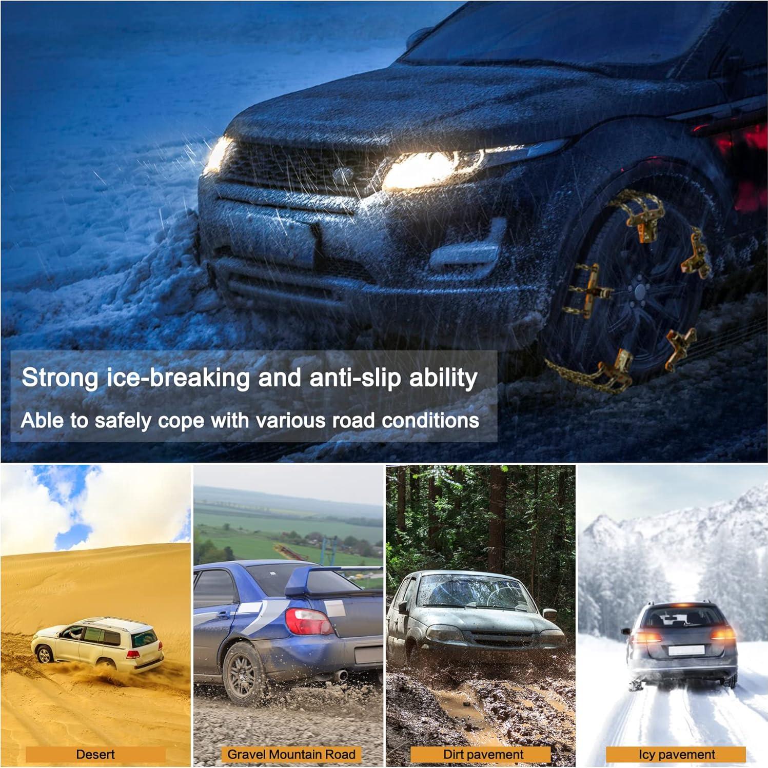 Cadenas de Nieve SENWELL-KA para Neumáticos 235-285mm