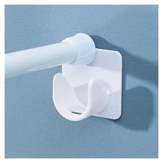 Soporte Adhesivo para Varilla de Cortina de Ducha Resdenio - 2 Piezas