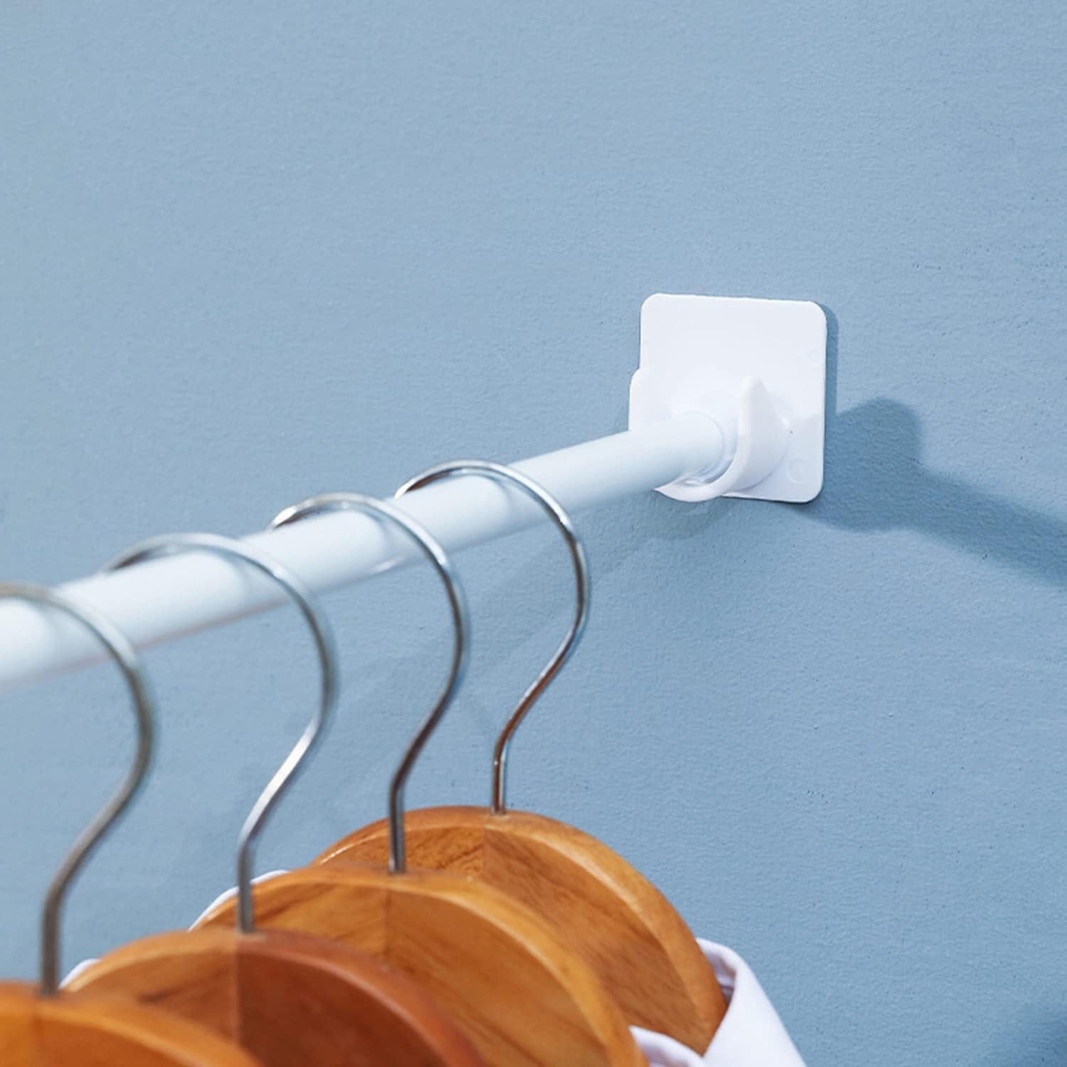 Soporte Adhesivo para Varilla de Cortina de Ducha Resdenio - 2 Piezas