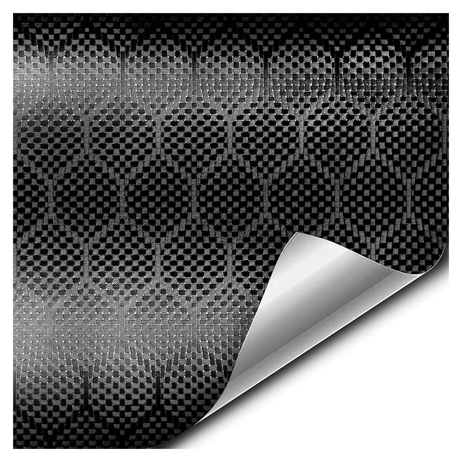 Vinilo Envoltura Automotriz V2 Hex Carbon Negro 0.30m x 1.52m