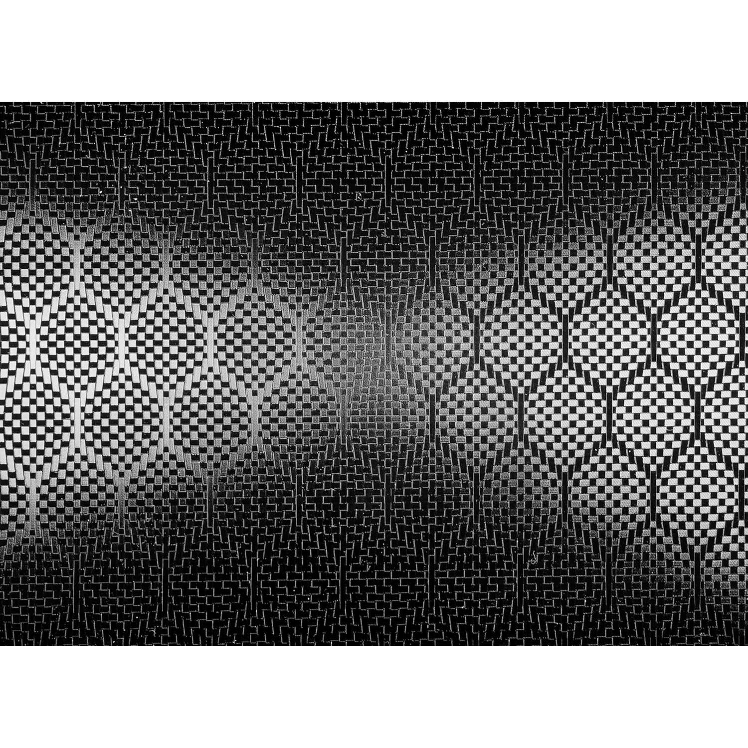 Vinilo Envoltura Automotriz V2 Hex Carbon Negro 0.30m x 1.52m