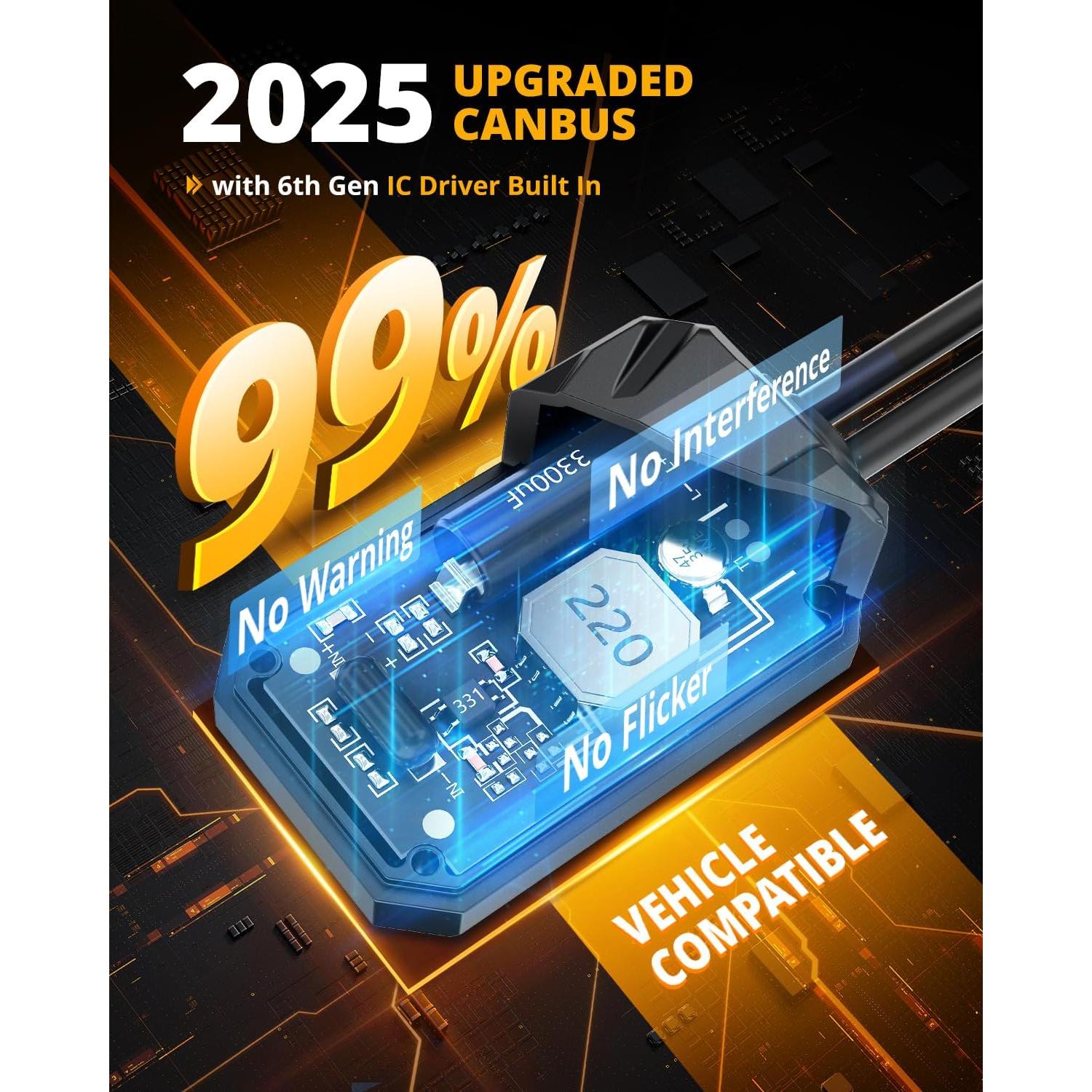 Luz de Niebla Auxbeam H1 H1LL 110W 24000LM 6500K