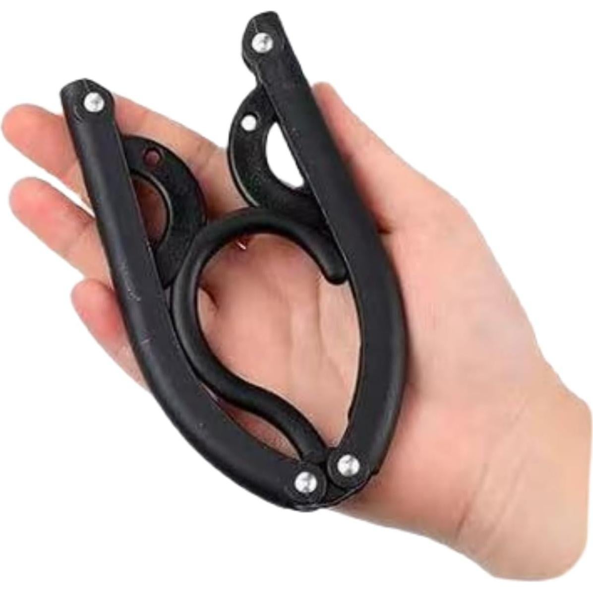 20 Perchas de Viaje Plegables FlyNautics Negras para Ropa