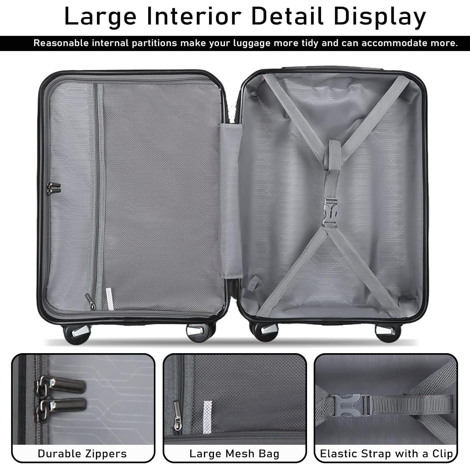 Conjunto de Equipaje Somago 3 Piezas Maletas 35.6/50.8/61 cm