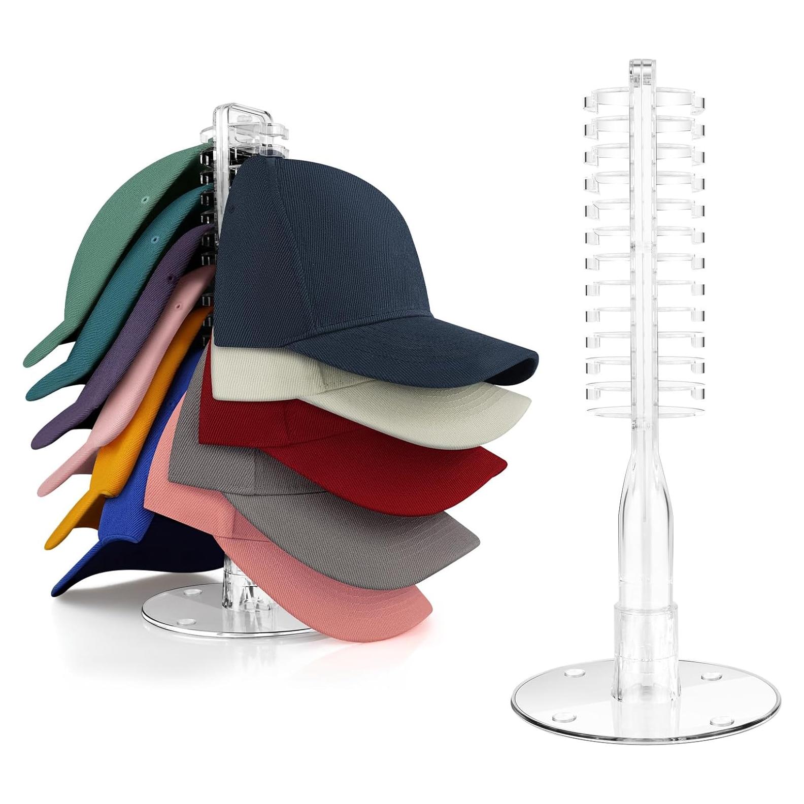 Soporte Acrílico para 24 Sombreros de Béisbol ZDDGNN