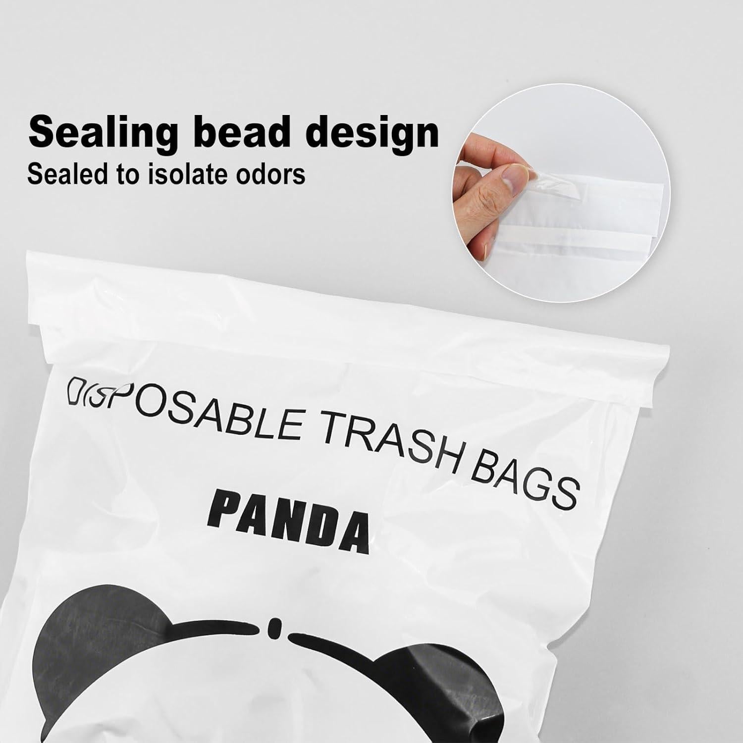 Bolsas de Basura Desechables Klyuqoz 100 Unidades 30.99x24.89cm