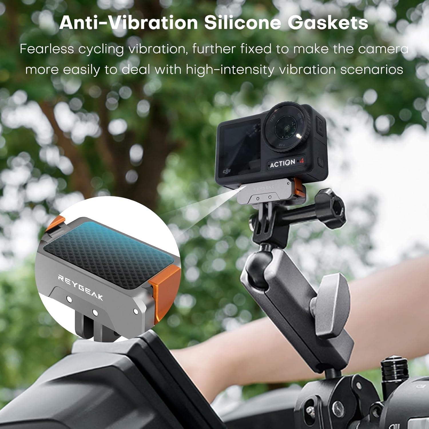 Soporte de Liberación Rápida Aluminio REYGEAK para DJI OSMO Action 5/4/3